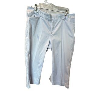 Lee Slender Secret Capris light blue Size 16 medium lower on the waist